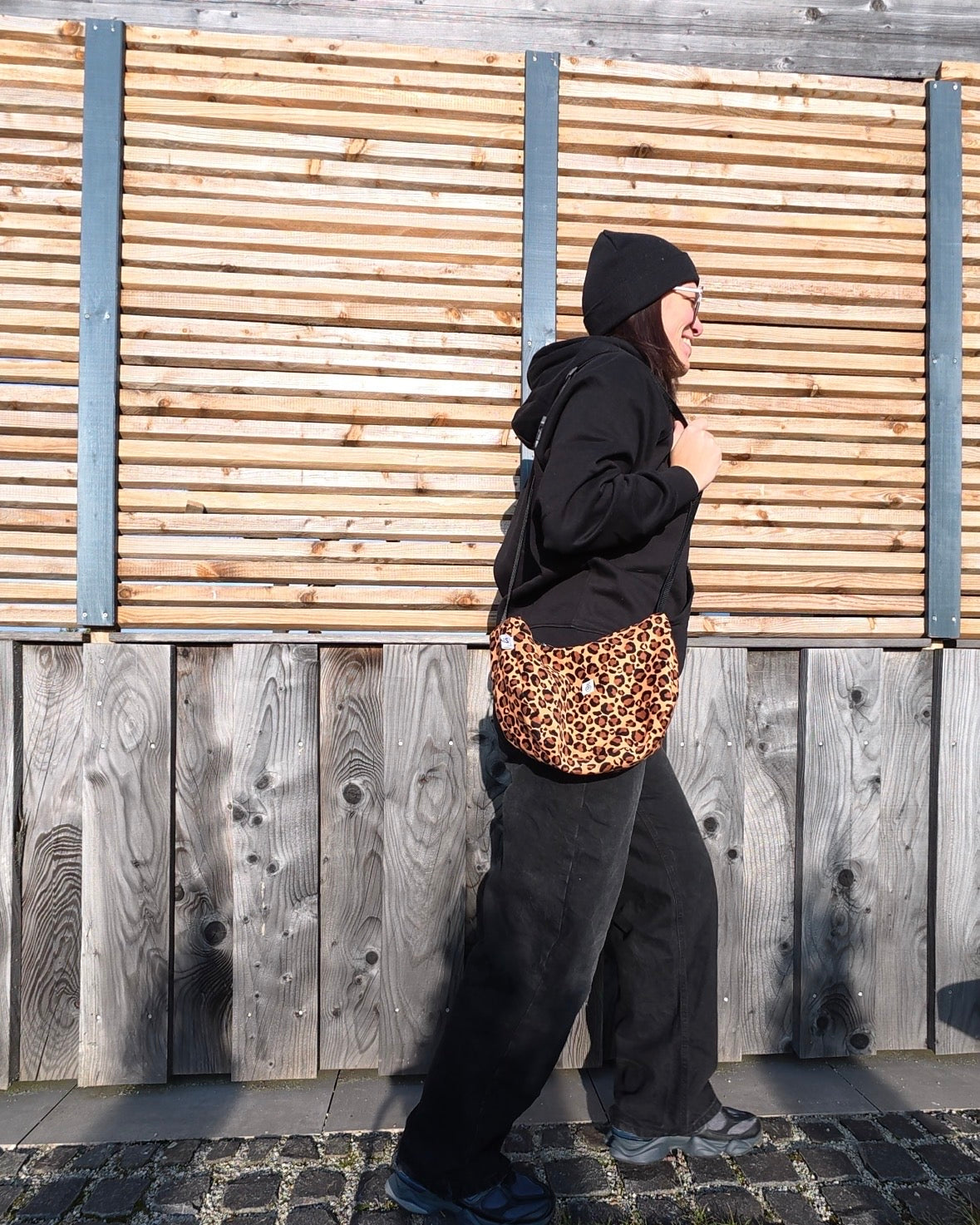 Banana Bag small | leo orange/brown Peace