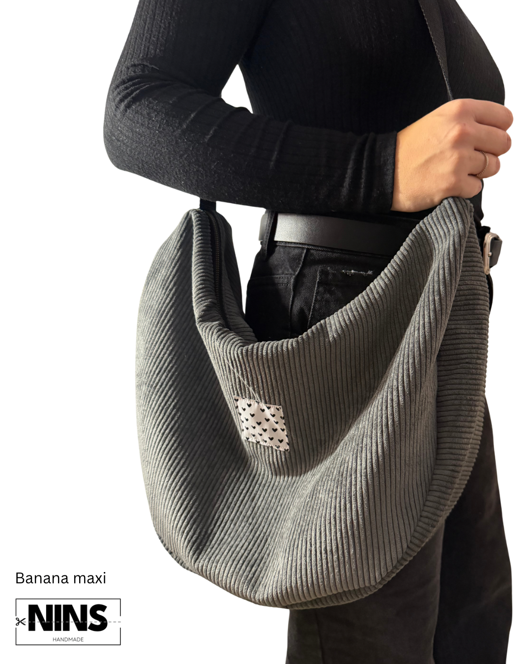 Banana Bag maxi | cord grey