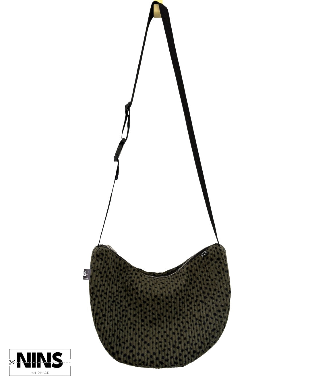 Banana Bag small | Dots grün