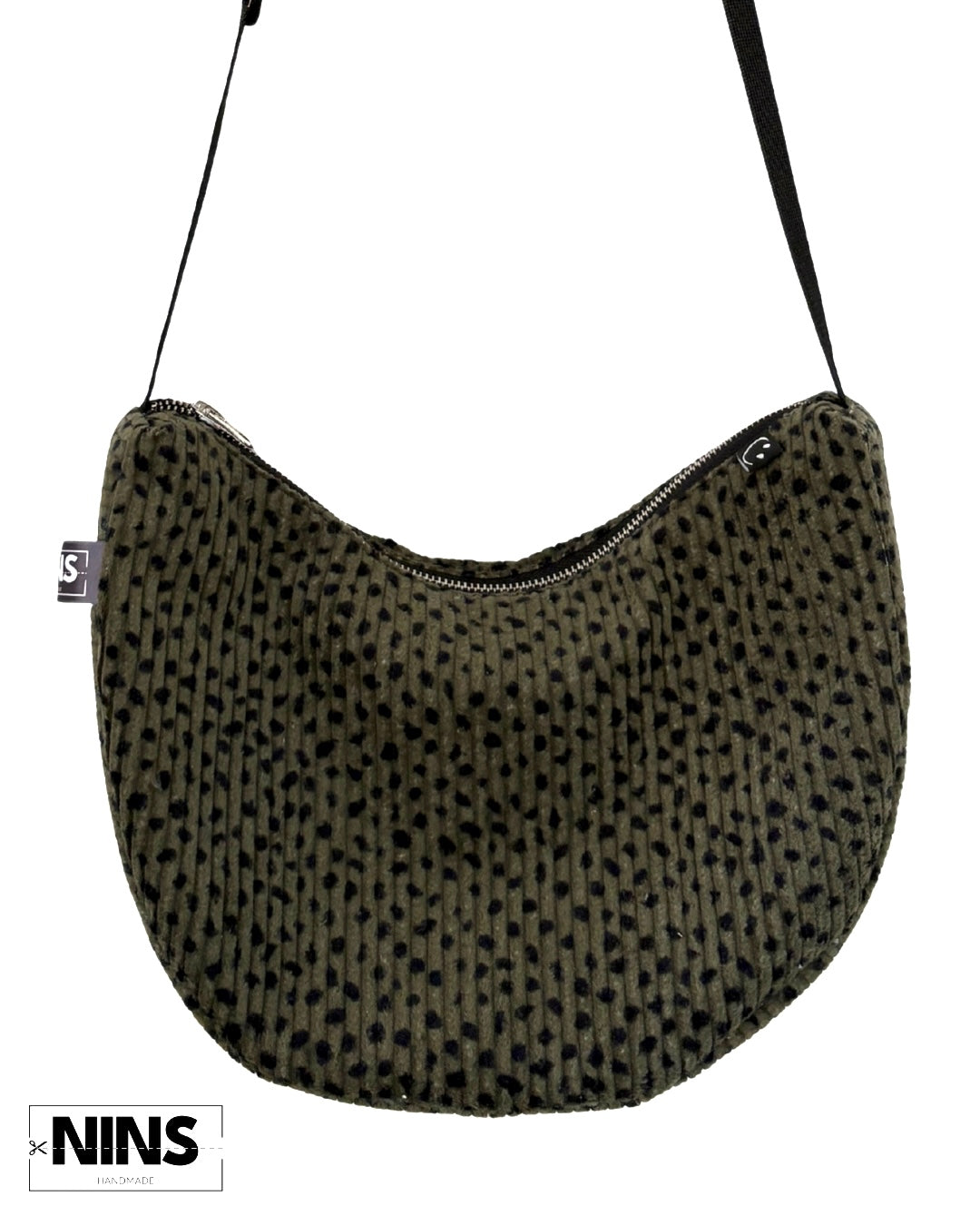 Banana Bag small | Dots grün