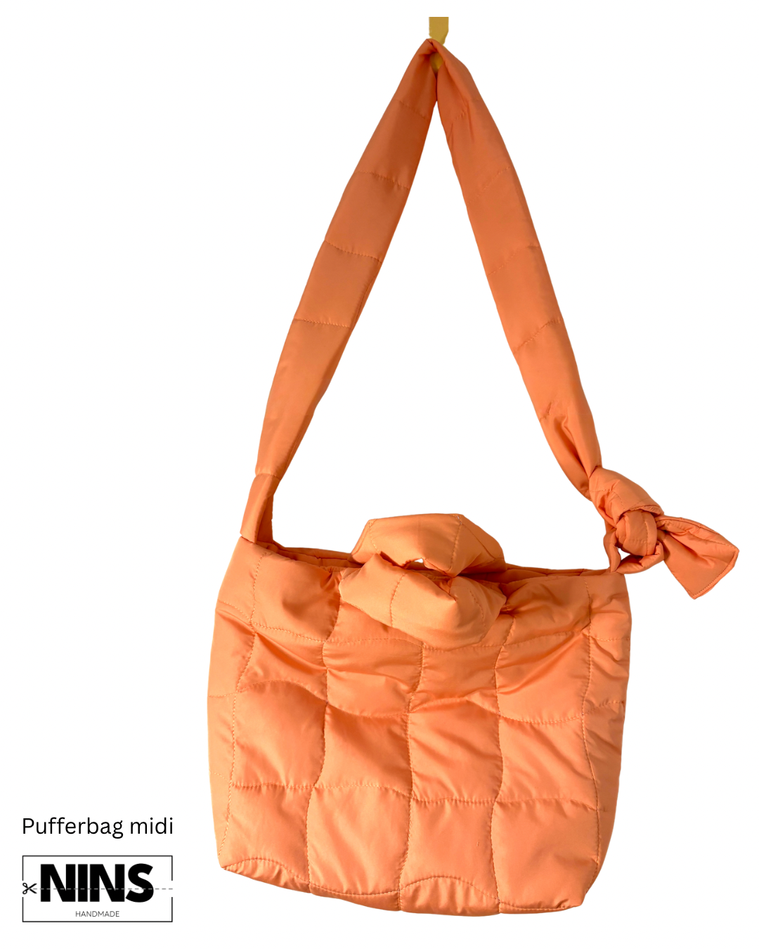 Puffertasche midi | koralle quilt