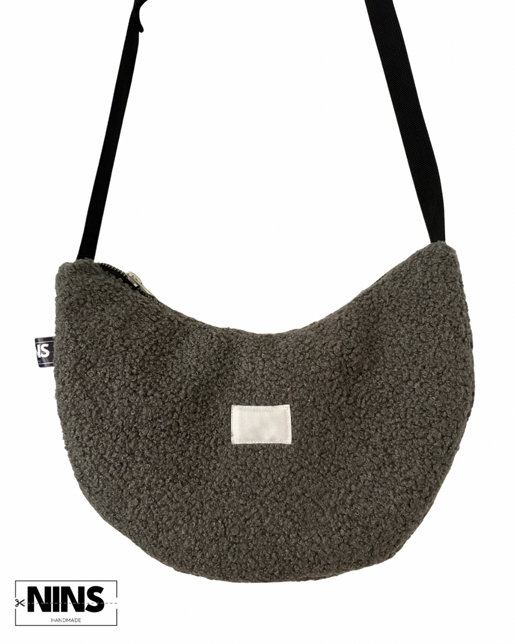 Banana Bag small | grau Bouclé