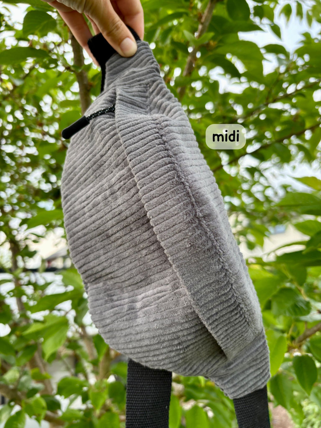 Crossbody | cord grey