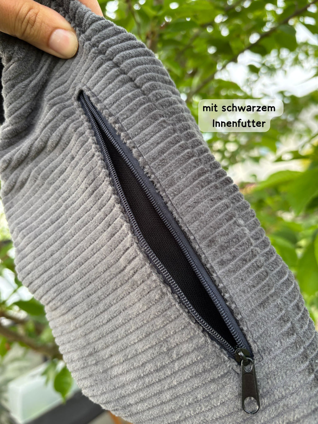 Crossbody | cord grey