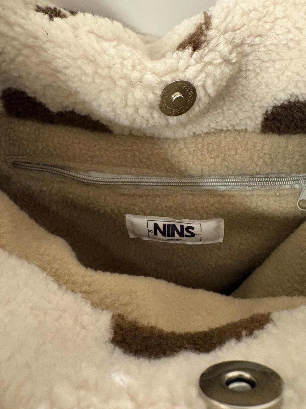 Puffertasche medium | plüsch hearts