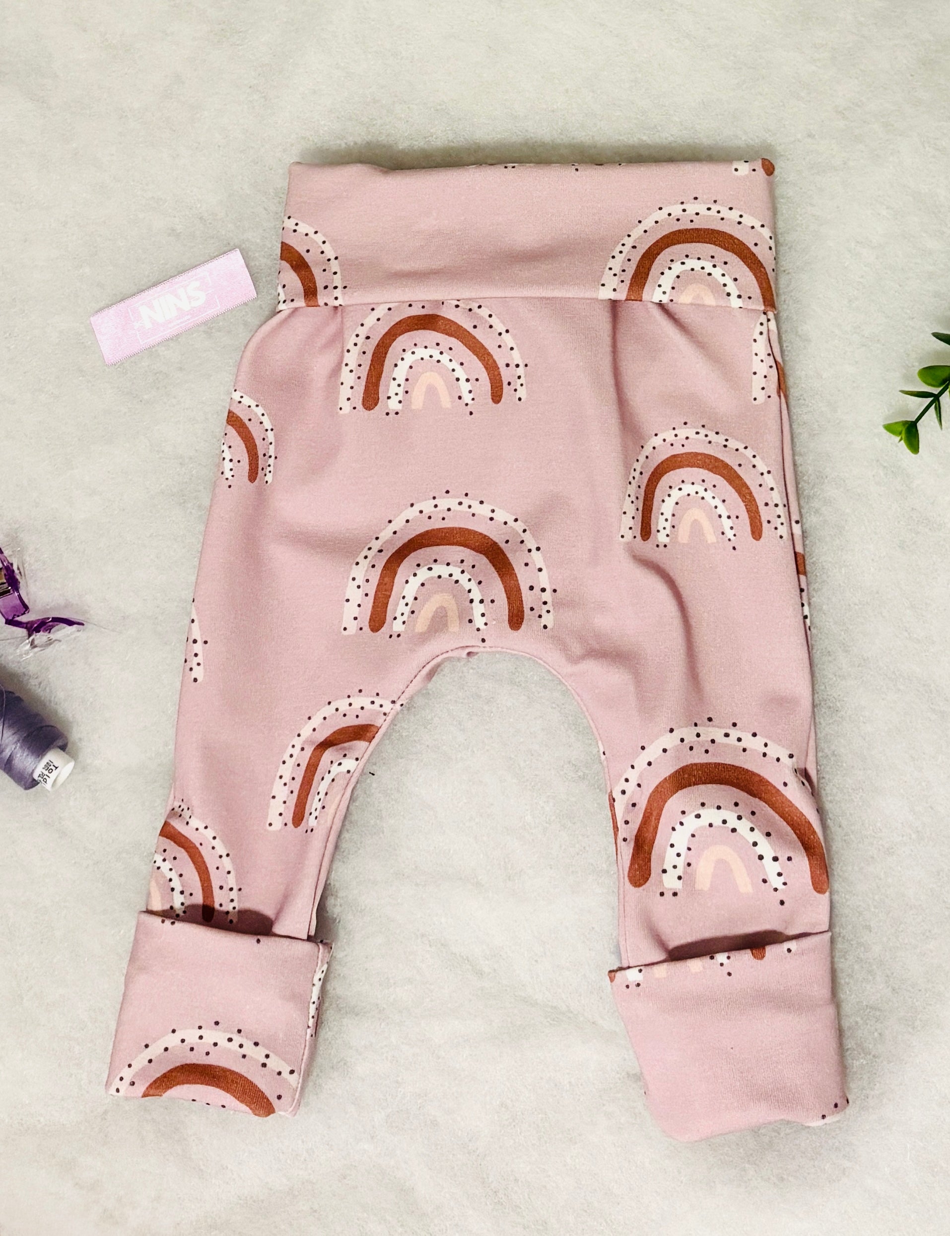 Pumphose | rosa Regenbogen