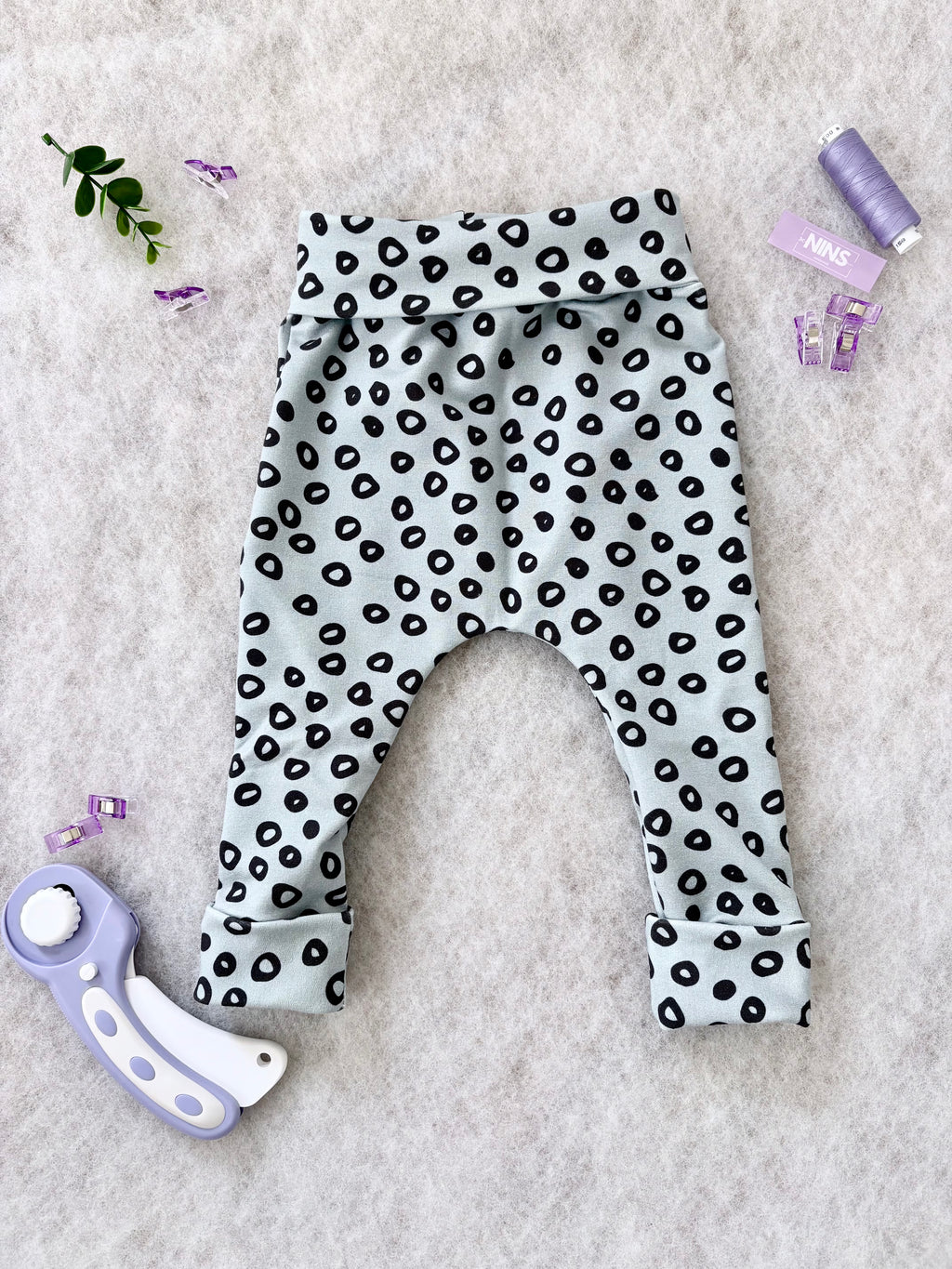 Pumphose | Dots blau