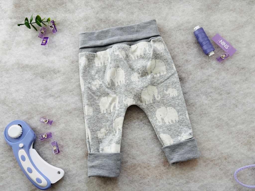 Pumphose | 3-12 Monate | Elefant grau